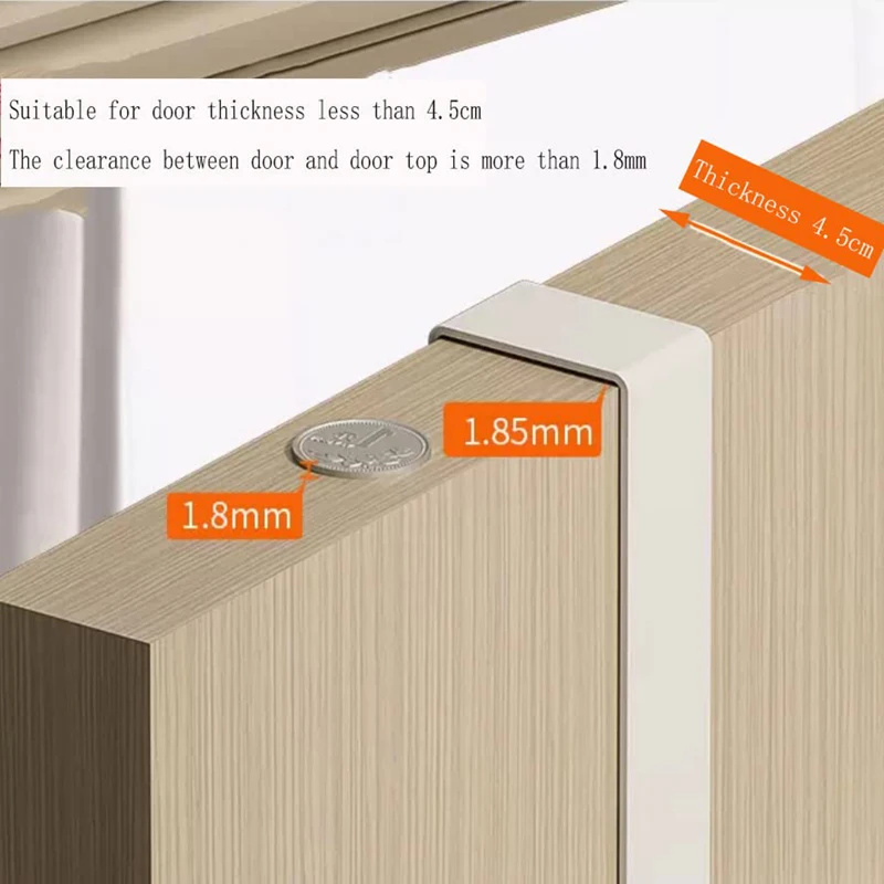 Aluminum Row Hook Behind The Door Free Punching Hanger Storage Porch Heavy Duty Wall Mount Towel Clothing Bag Holder Household storage hook door hook
