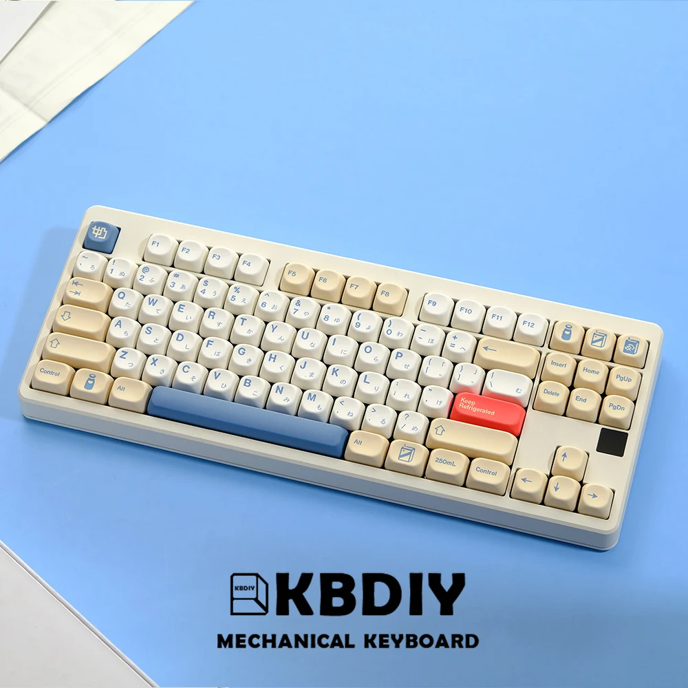 KBDiy-Teclas para teclado mecânico, coreano, russo, ISO,