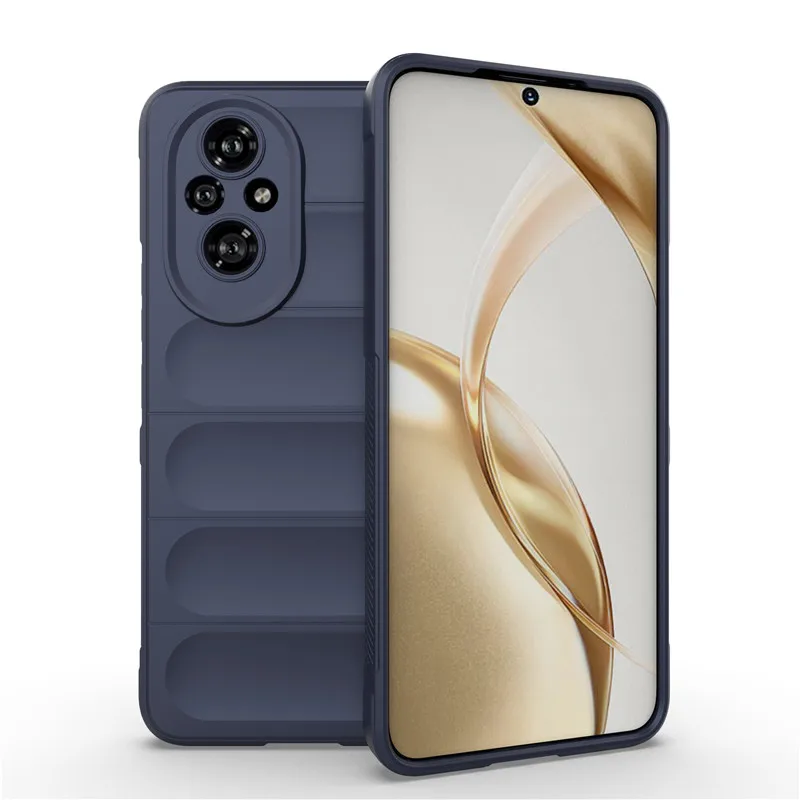 Shockproof Rubber Silicone Protective Bumper Case - For Honor 200 5G, 6.7 Inch