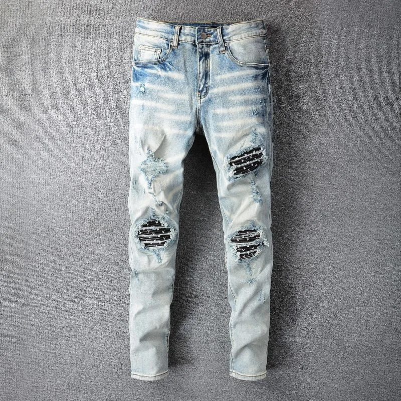 Pantalones Vaqueros Rectos Ajustados Y Cónicos Para Hobre, Pantalones Vaqueros Chinos Ajustados