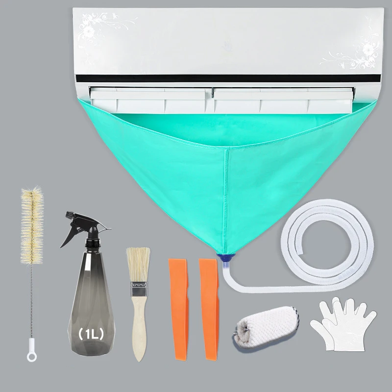 AirConditionerCleaningCoverKitCleanToolWaterproofDustProtectionCleaningCoverBagwith