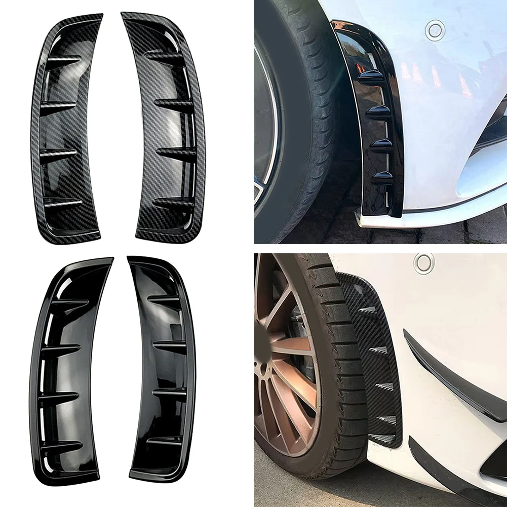 Frontstoßstangen-Seitenspoiler, kompatibel mit Mercedes A-Klasse W177 A180L A200L 2018 2022 für verbessertes Fahrzeugdesign – Detail 2