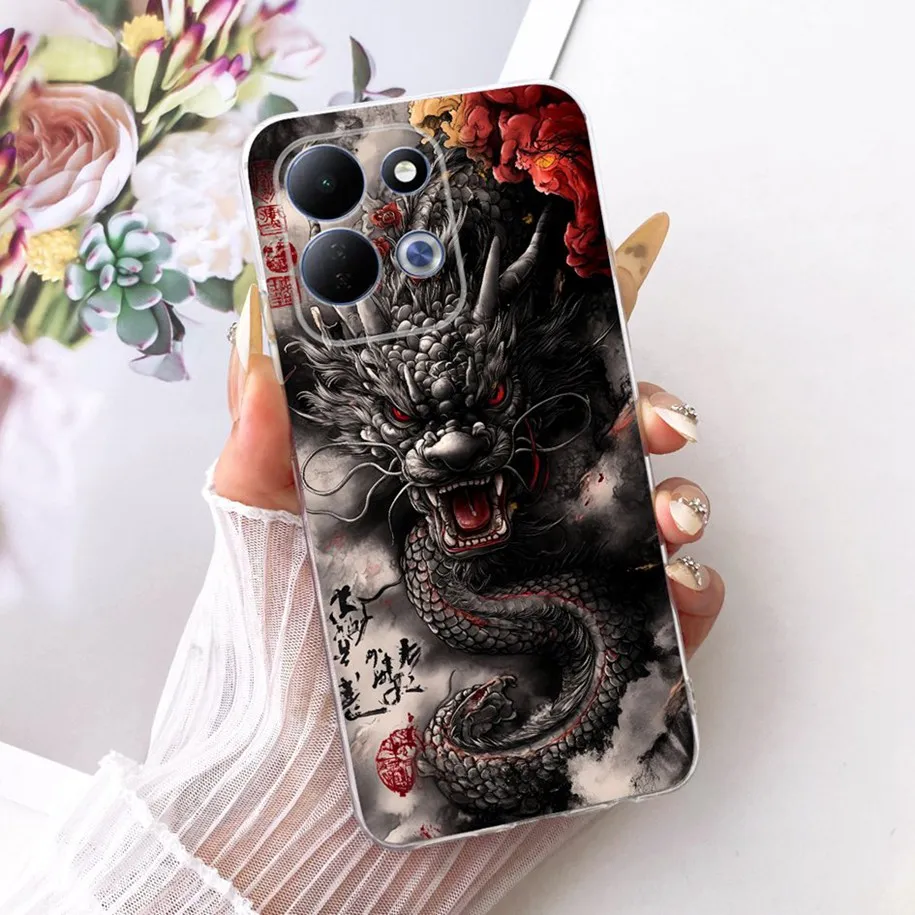 Cute Cartoon Animal Soft Silicone Clear Phone Case Cover
