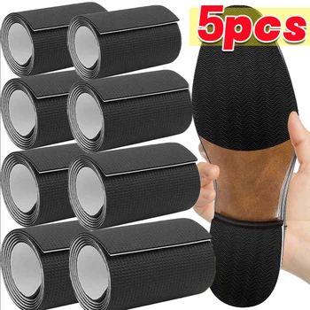 5Rolls Durable Elastic Sole Anti Slip Sticker Wearable Self Adhesive Shoe Sole Protectors Repair Shoe Mute Cushion Tools Set