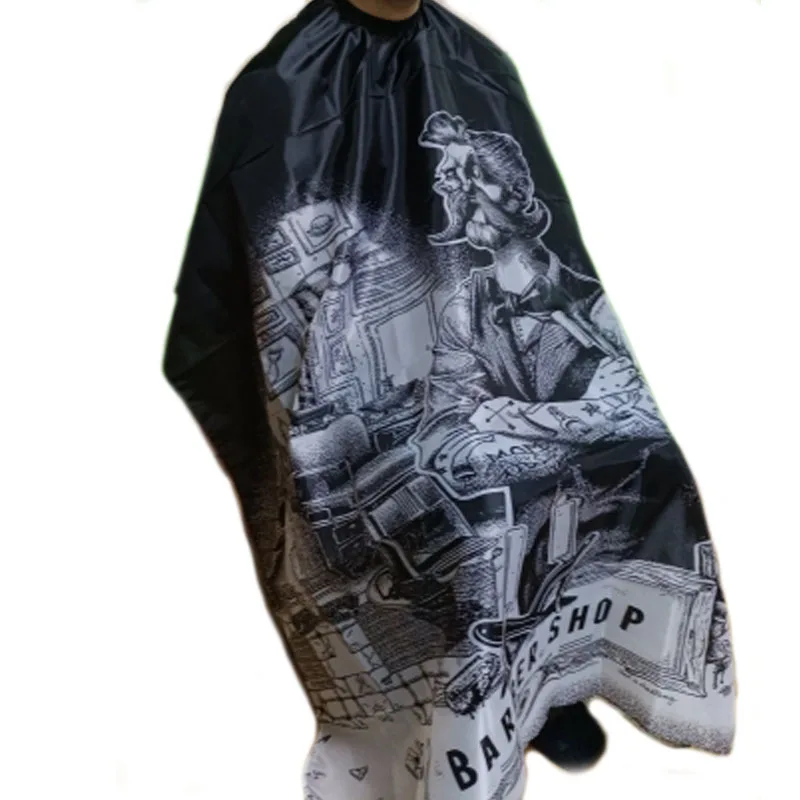 Products Pattern Cutting Hair Waterproof Cloth Salon Barber Cape Hairdresser Apron Haircut Capes Accessories Haircut Cape Hairdressing Cape Beauty Salon Apron Hairdressing Bibs