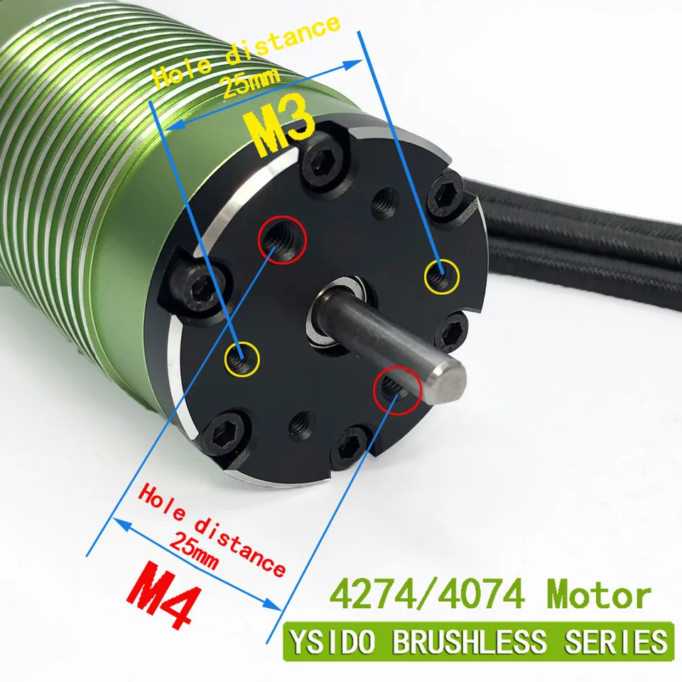 Moteur Rocket Brushless Sensored 4274 2250KV – Pour RC 1/8 – Marque Himoto, Neuf