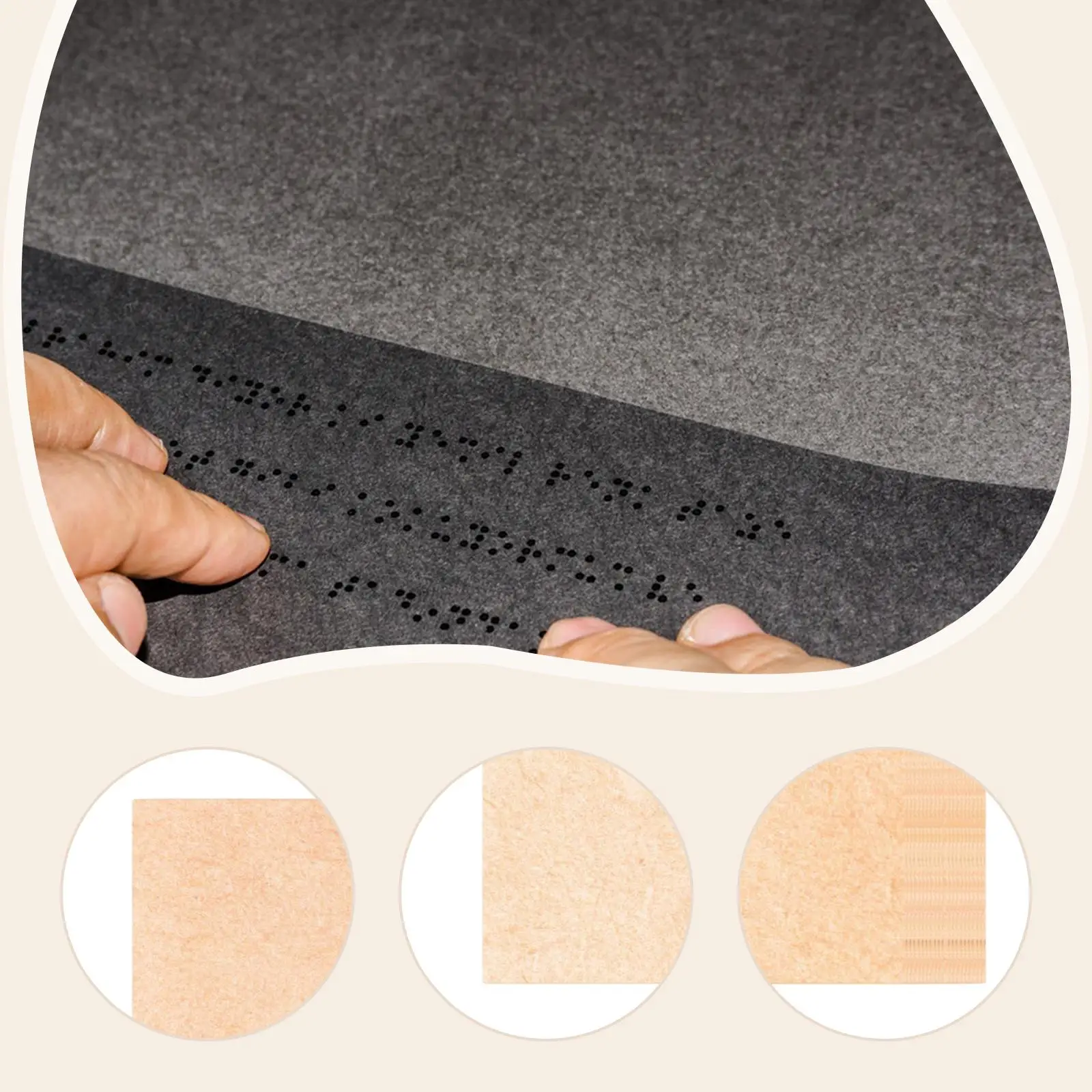 가정용 견고한 방 학교용 A4 점자 종이 연습 필기 용지