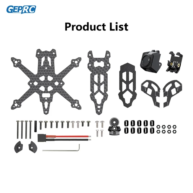GEPRC GEP-TC18 O4 Frame Kits Suitable T-Cube18 Drone Carbon Fiber Frame DIY RC FPV Quadcopter Drone Accessories Parts 6