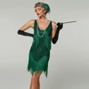 2024 Newest 1920s Flapper Roaring Plus Size 20s Great Lady MIni Short Dress Gatsby Fringed Sequin Beaded Lady Mini Tassels Dress 6