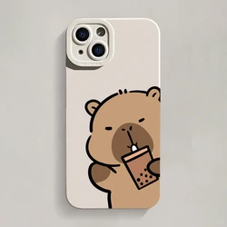Cartoon Capybara Phone Case - Adorable and Durable Cover - Galaxy S23 Ultra (2)