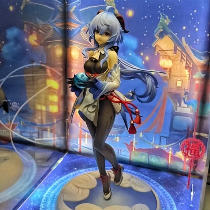 

Genshin Impact Ganyu Handmade Follow The Moon Animation Peripheral Games Secondary Yuanshen Model Placements Gift Toy