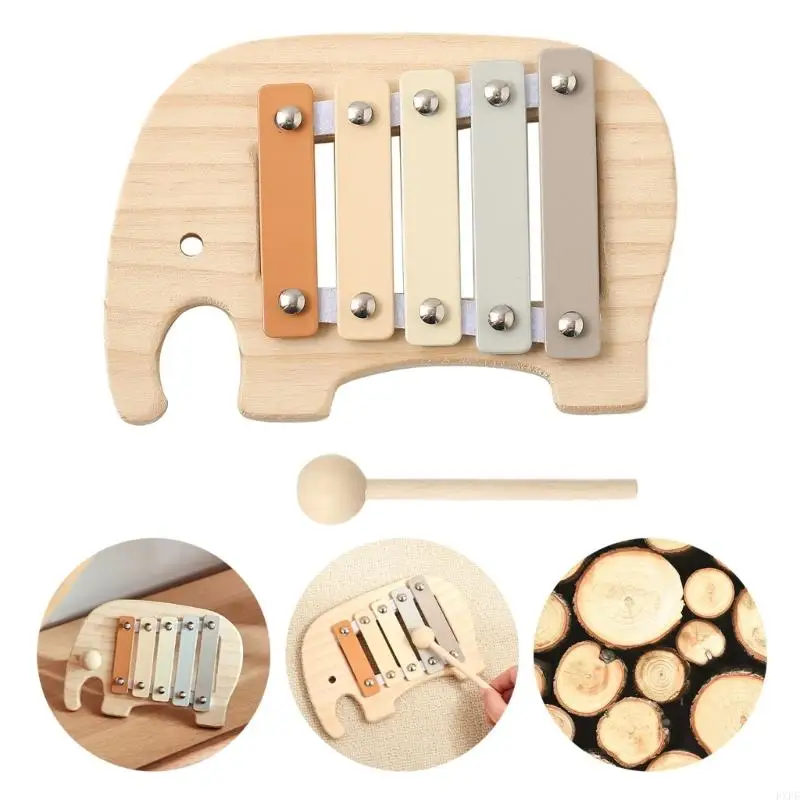 PXPF 5 Tones Multicolor Xylophone Musical Instrument Baby Kids Puzzles Toy