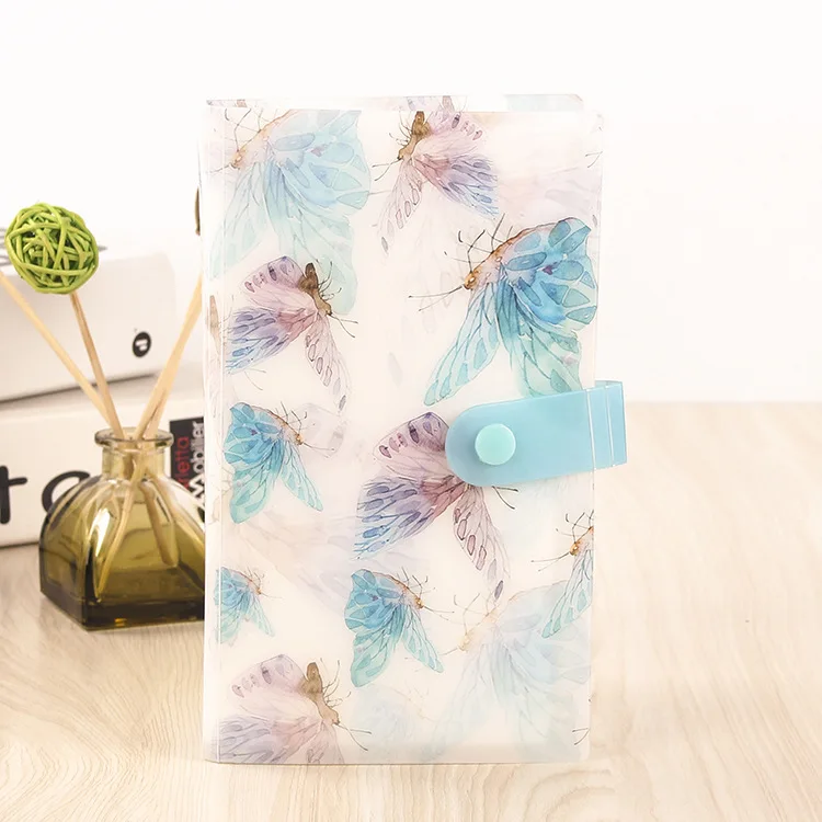 120 Pockets Sweet Button Album Mini 3 Inch Photos Album for Instax Polaroid Albumes Storage Folder Name Card Holder trading card album