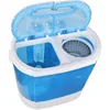 ZenStyle Portable Washer Compact Twin Tub 9.9 LB Mini Top Load Washing Machine Washer/Spinner w/ 6.57 FT Inlet Hose 1