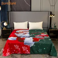 100% Cotton Customized LOGO Photo Cartoon Flat Sheet Soft Cartoon Anime Bed Sheet for Queen King Size Adult Kids Gift Bed Cover 2
