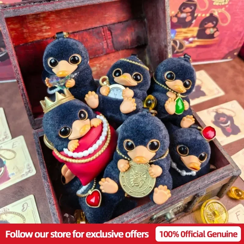 New Genuine Fantastic Beasts Niffler The Jewelry Museum Series Flocked Blind Box  Anime Toys Desktop Decoration As Birthday Gift