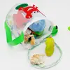 Travel Bucket Net Bag Multicolor Beach Toy Mesh Bag Cute Cartoon Pattern Shark Whale Crab Shell Storage Bag Sand Toy 1