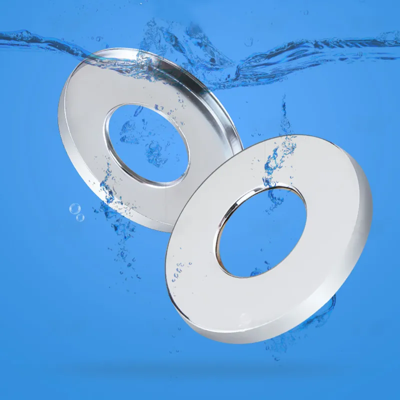 1pcs Stainless Steel Water Pipe Wall Covers Shower Faucet Angle Valve Pipe Decorative Cover Kitchen Bathroom Accessories 1/2"-1"