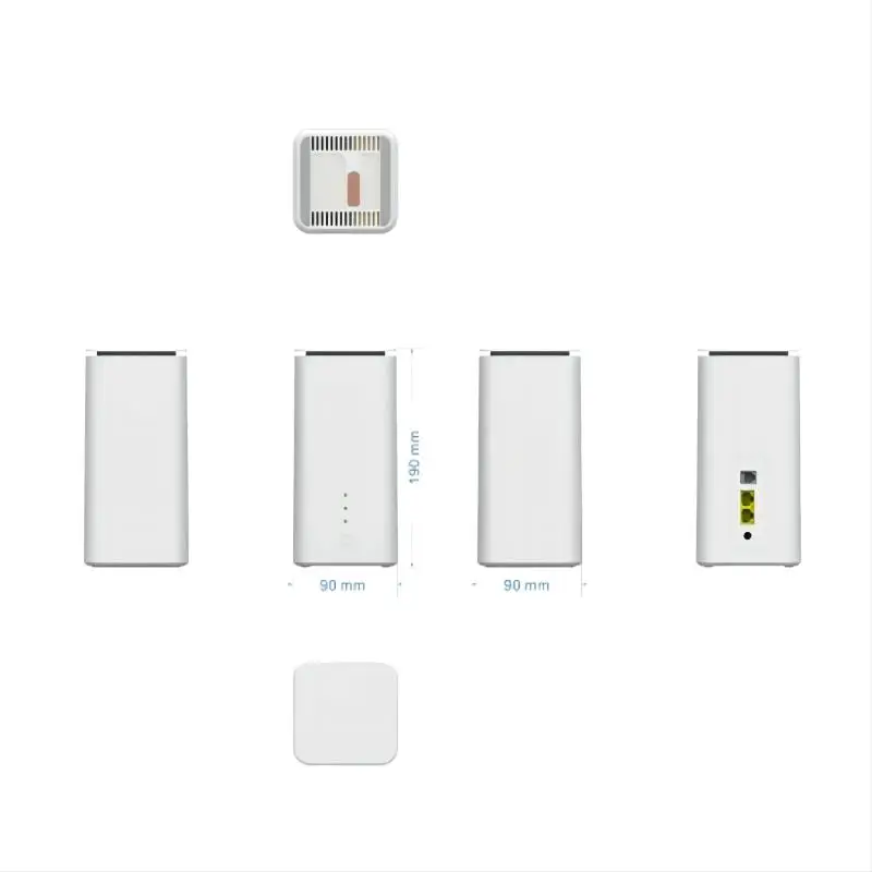 ZLT X25 MAX 5G CPE Wireless Router WiFi 6 Dual Band Signal Repeater NSA+SA Mode Extend Gigabit Amplifier With Sim Card Slot