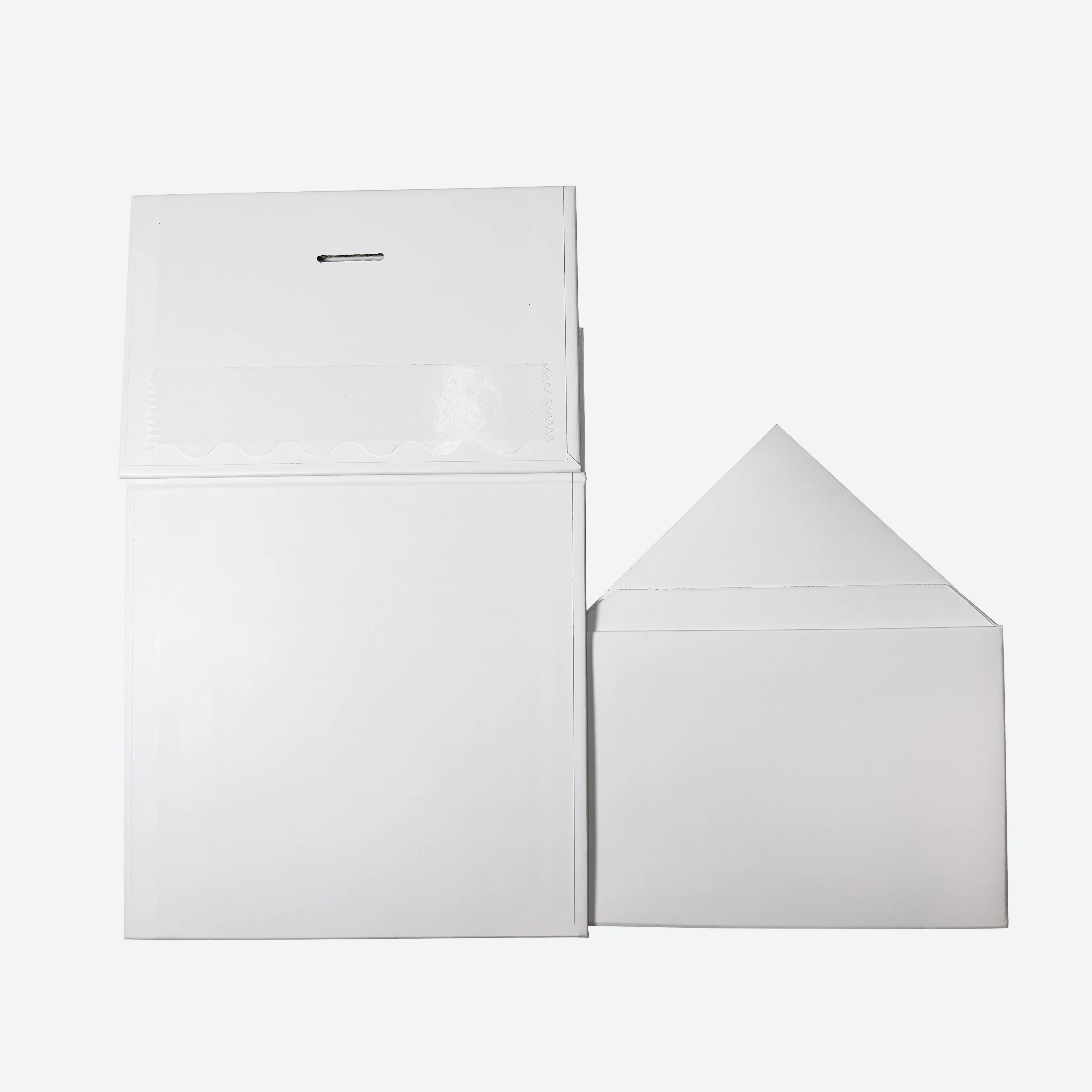 Deluxe Foldable Rigid Cardboard Gift Boxes with Magnetic Lid, Set of 2 Sizes