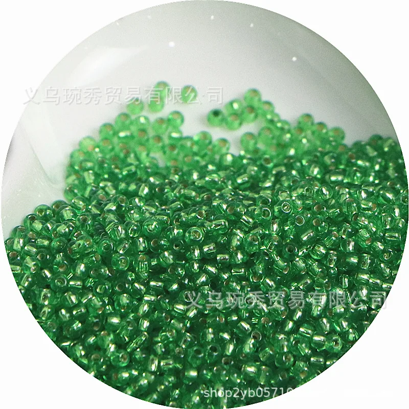 Filled Silver Glass Rice Beads for Handmade DIY Jewelry Accessories