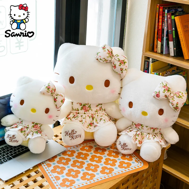 Hello Kitty Plush Pillows 26CM Sanrio Cartoon Anime Dolls Hello