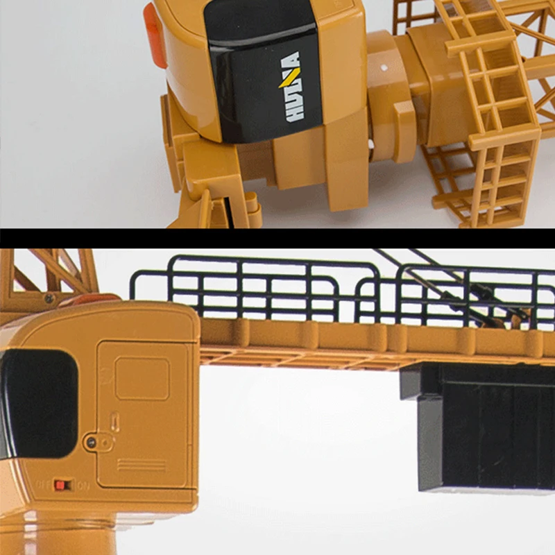 HUINA 1585 2.4G RTR 1/14 12CH RC Lifting Tower Crane Remote Control Truck Model Outdoor Toys For Boys Gift TH18063 4