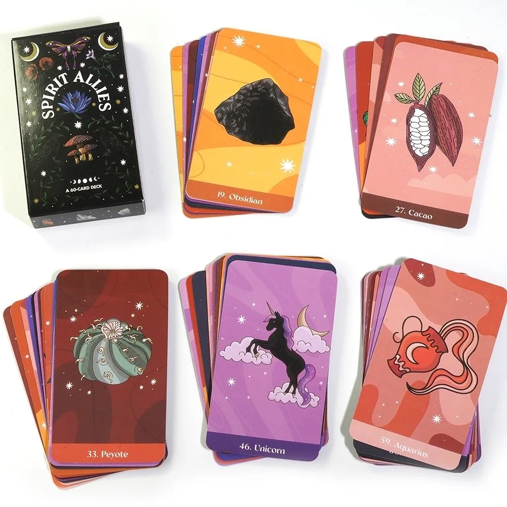 Spirit Allies Deck Tarot Game Cards Oracle Deck Family Board Games Tabletop Tarot Cards Games English Card Games Party Playing 3