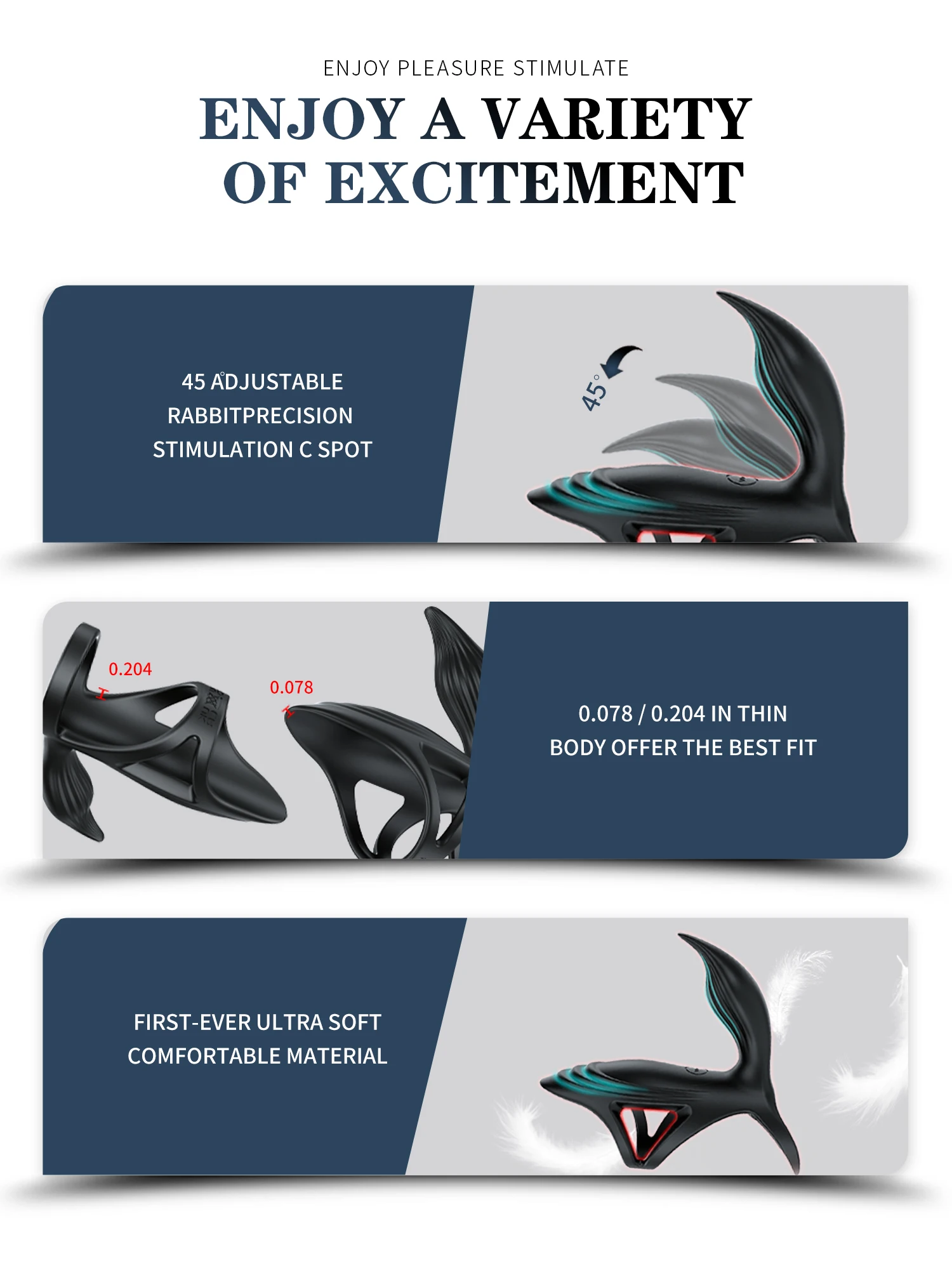 APP Vibrating Cock Ring Penis Ring Vibrator Delay Testicles Ejaculation Sex Toys for Men Couple Sperm Lock Penisring Cockring