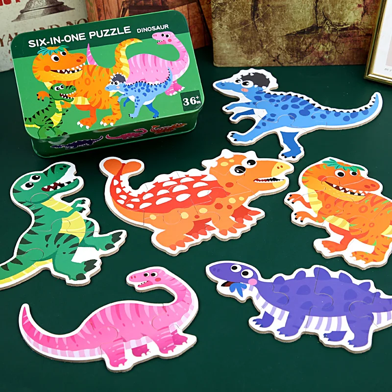 Wooden Puzzle Toys Montessori Toys for Baby 1 2 3 Years Old Alphabet Number Shape Matching Games