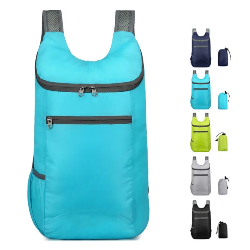 Outdoor 20L Lightweight Waterproof Folding Backpack Ultralight Backpack Bag Ladies Travel Hiking