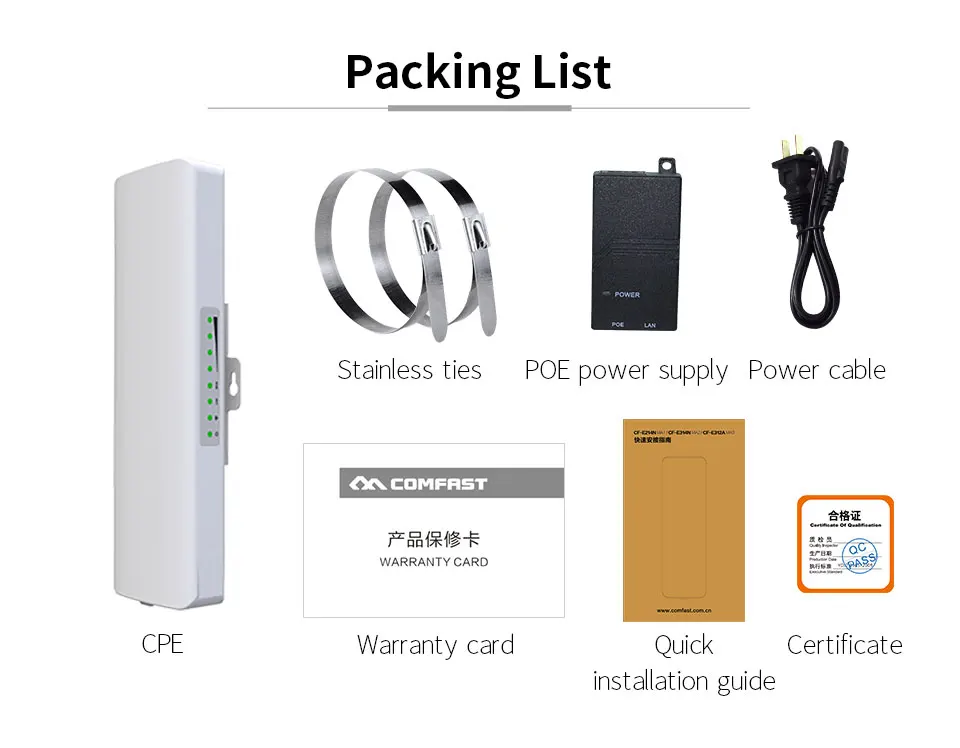 Wifi Exterior da Longa Distância Cpe 300-900mbps 2.4 5ghz sem Fio ap Ponte Ponto de Acesso Wi-fi Antena Repetidor Nanostation Amplifer Rou - Imagem 5