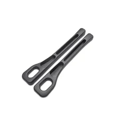 Dual Car Seat Gap Filler Organizer - PU Waterproof Anti-Leak Stopper with Dual Storage Slots (BLACK 1 pair)