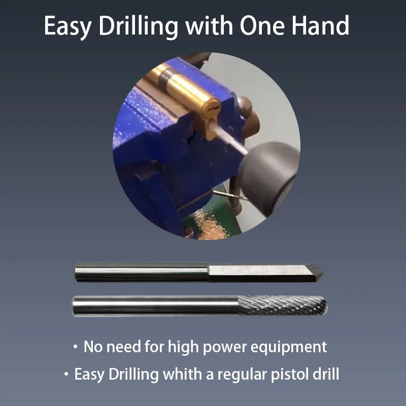 Locksmith Extractor Tools Lock Repair Tool Lock Pick Set Locksmith Tools Lock Pick Tools Locksmith Tools Open Locks Carbide Drill Bit Open Locks Safe Deposit Box Hand Tools