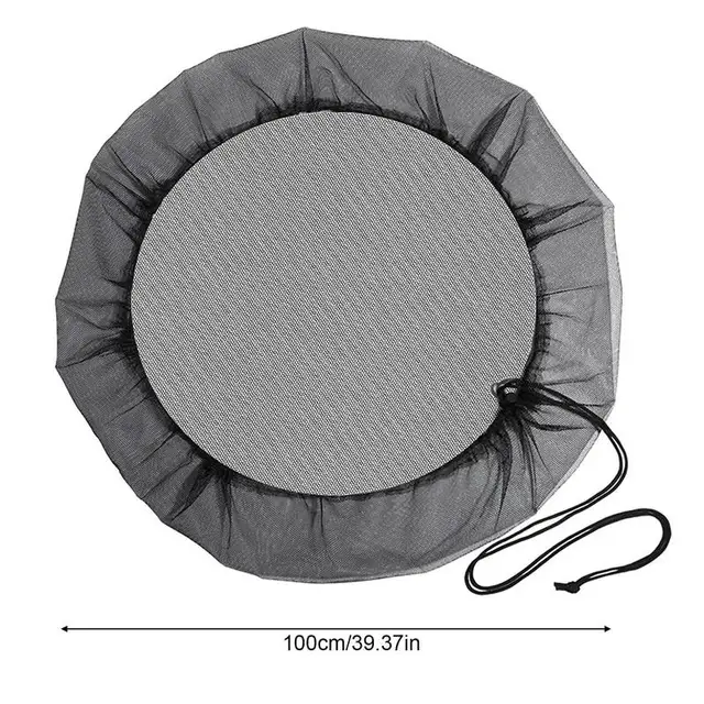 Eső Hordó Képernyőhálóháló Háló Az Esőhordókhoz Vízgyűjtő Vödör Tartály Rugalmas Tartós Felső Védelmi Kert - Image 6