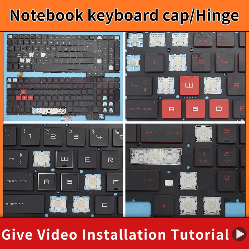 Sostituzione Keycap Key Cap Cerniera Per Hp Omen 17-An 17-An00 17-An013Tx 17-An014Tx 17-An000 Muslimate 17-An016Ng Tastiera