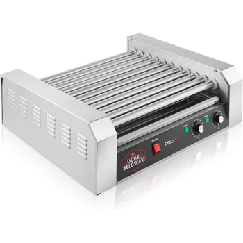 Electric 30 Hot Dog 11 Roller Grill Cooker Machine 1400-Watt - Commercial Grade 2
