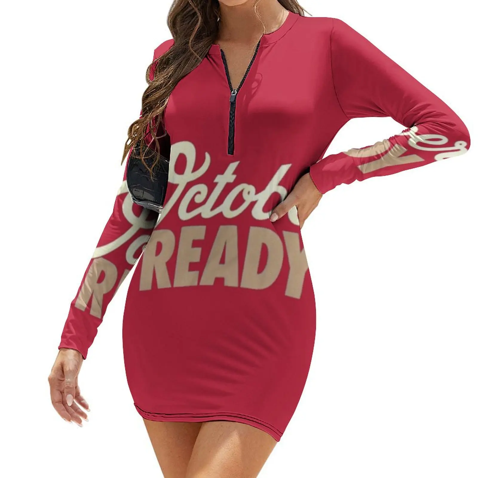 

Cardinals October Ready Long-Sleeve Bodycon Dress clothes dress party night