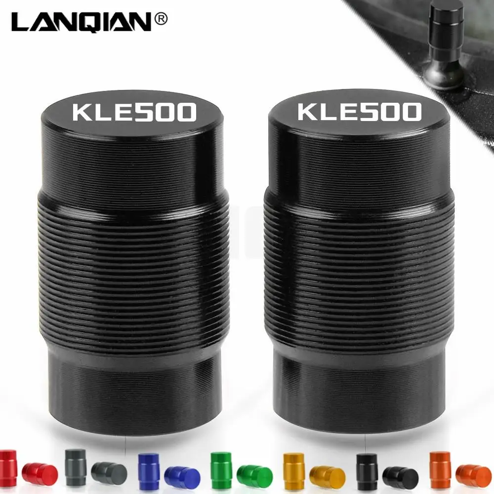 

For Kawasaki KLE500 Motorcycle Aluminum Wheel Tire Valve Stem Caps Airtight Covers KLE 500 KLE500 1991-2007 2003 2004 2005 2006