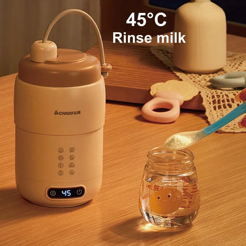 500ml Multifunctional Electric Kettle Portable Travel Electric Cup 4 Gear djust Temperature Teapot Office Stew Boil Cup 220V 2