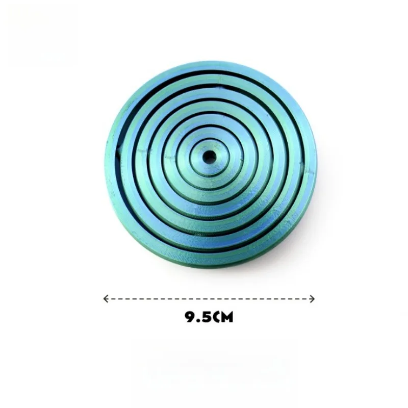 3D Printed Interstellar Decompression Disk Stress Relief Toy Spiral Push Push Music Technological Desk Gadgets Infinite Flip