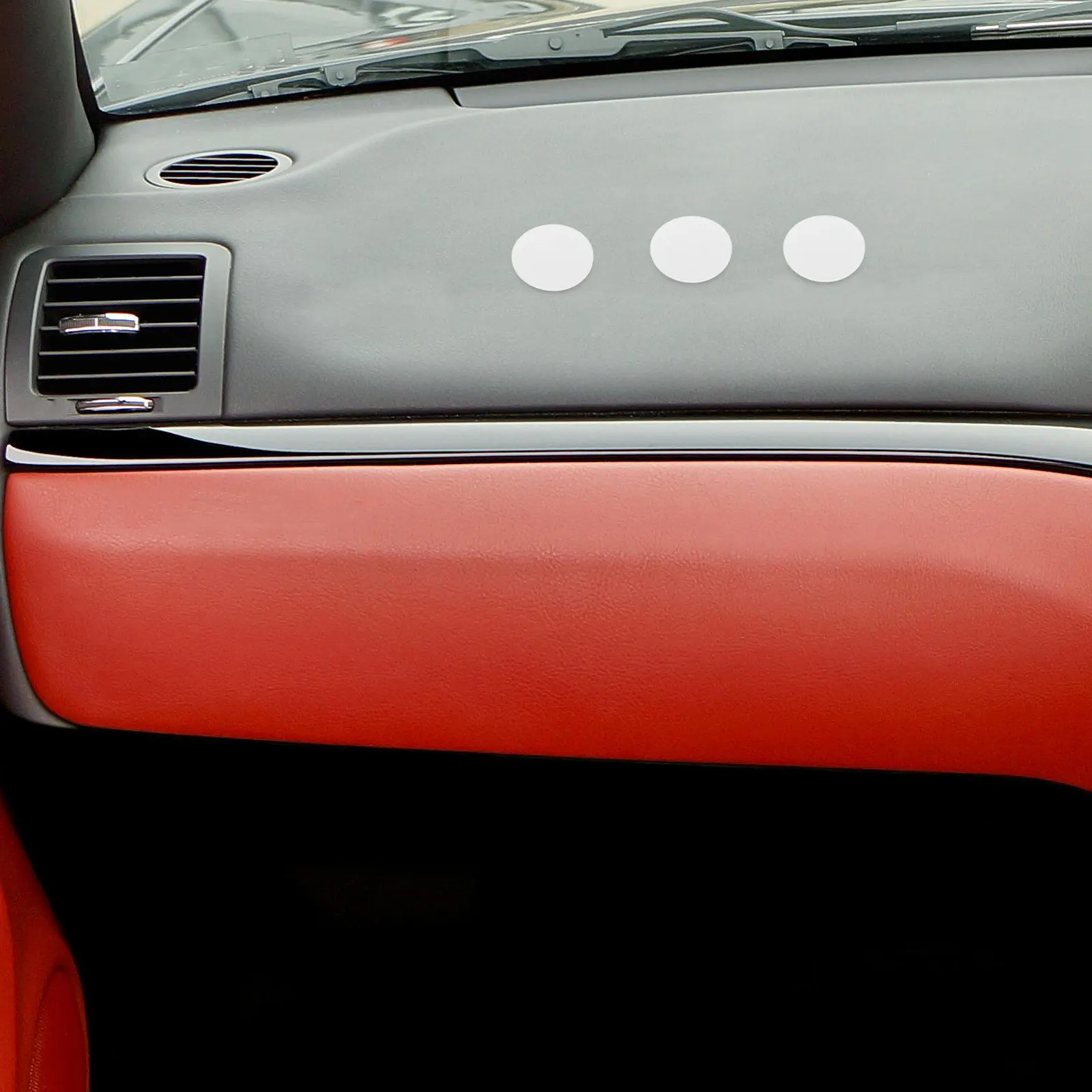 100Pcs 양면 스티커 테이프 원형 두꺼운 이동식 접착 패드 자동차 인테리어 대시 캠 마운트 통풍구 향수 홀더 DIY