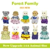 Dollhouse Miniature Accessories 1/12 Forest Family Home Furniture Collection Set Kitchen Cooking Pots For Children Girls Gift 4
