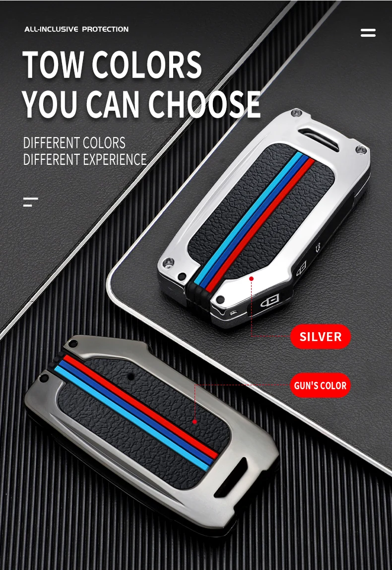 Custodia per chiave a distanza per auto in lega di zinco proteggi Shell Fob per KIA Sportage R GT Stinger GT Sorento Ceed CD Cerato Forte 2018 2019 - Sb6d9e3b8343e4393806a534adf554082G