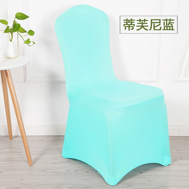 Elegant Red and White Elastic Chair Cover
