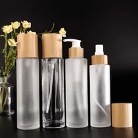 Bouteille en verre dépoli transparent de grande capacité, bouteille de gratitude, vaporisateur cosmétique, emballage africain, 120 ml, 150ml 1