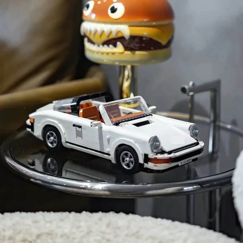 Technical Retro Car Model 1458PCS assemble toy 10295 Building Blocks Set 2in1 Race Classic Model Kit for Adults and Teens Toys Christmas Gift