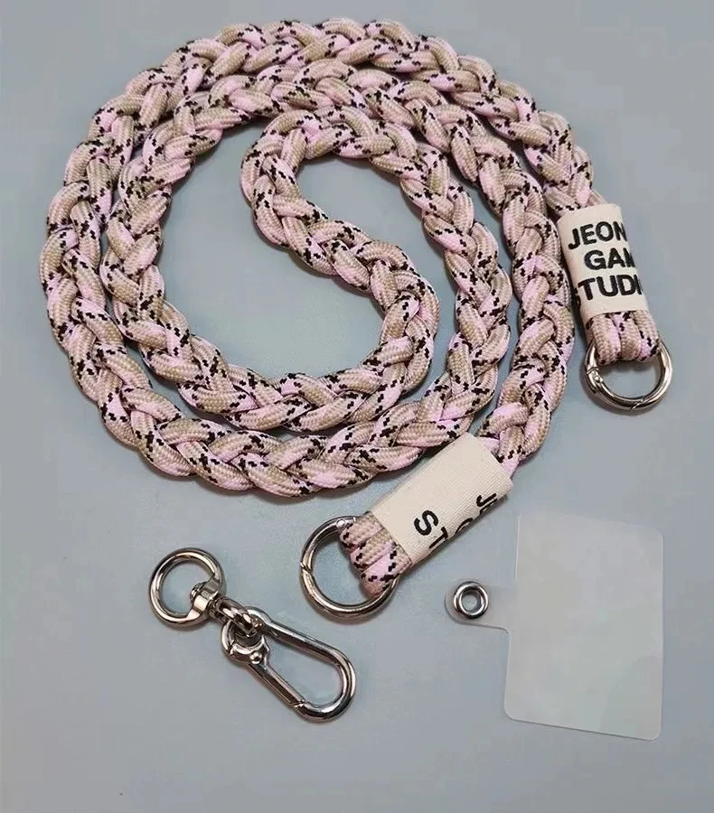 Outdoor Sports Braided Crossbody Phone Lanyard Strap