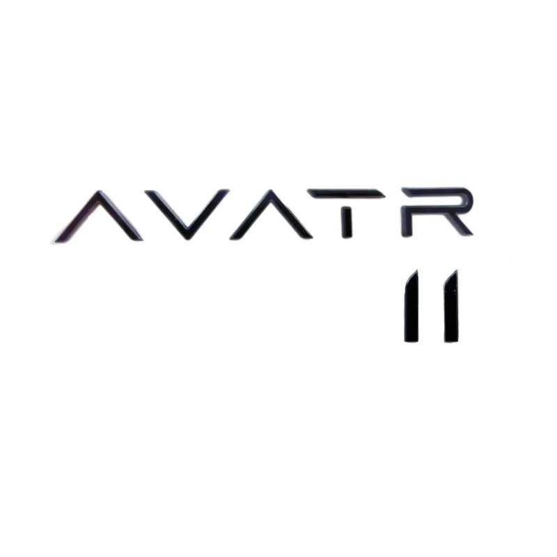 Avatr 11/12 전용 및 맞춤형 자동차 로고, 블랙 전사, 수정된 영어 문자 후면 배지
