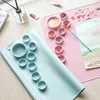 Silicone Painting Mat Pigment Palette Non-Stick Craft Mat For Painting Ink Blending Watercoloring Stamping Crafting Tool 3